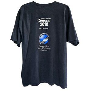 Gildan Connecticut State University T-Shirt Men's Style Size XL Blue Preshrunk